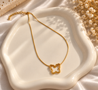 Butterfly shaped necklace