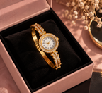 Crystal Gold Watch