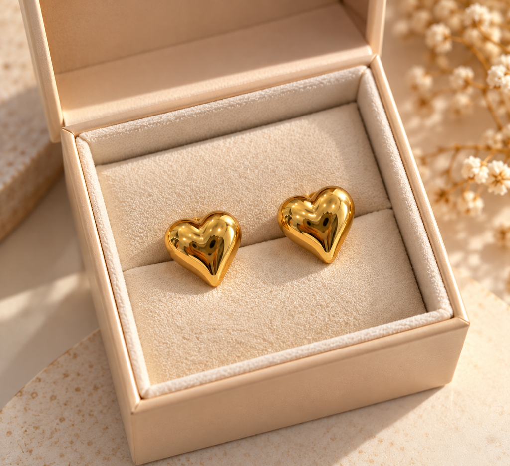 Heart Shape Studs