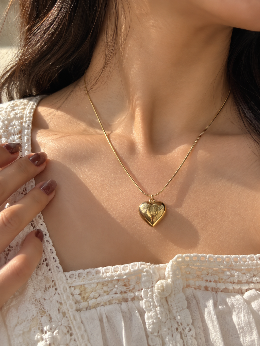 Golden Love Pendant