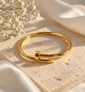 Nail Style cuff Bangle