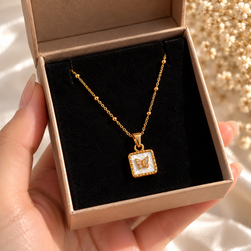 Butterfly Pendant Necklace