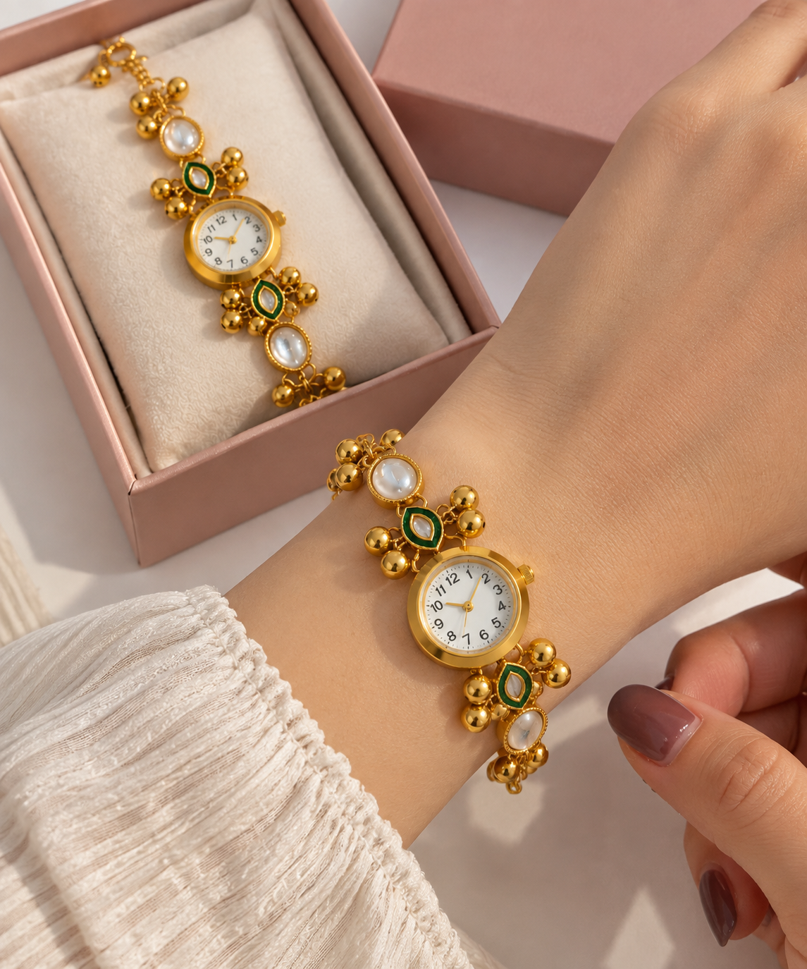 Kashmiri Meher Kundan Watch
