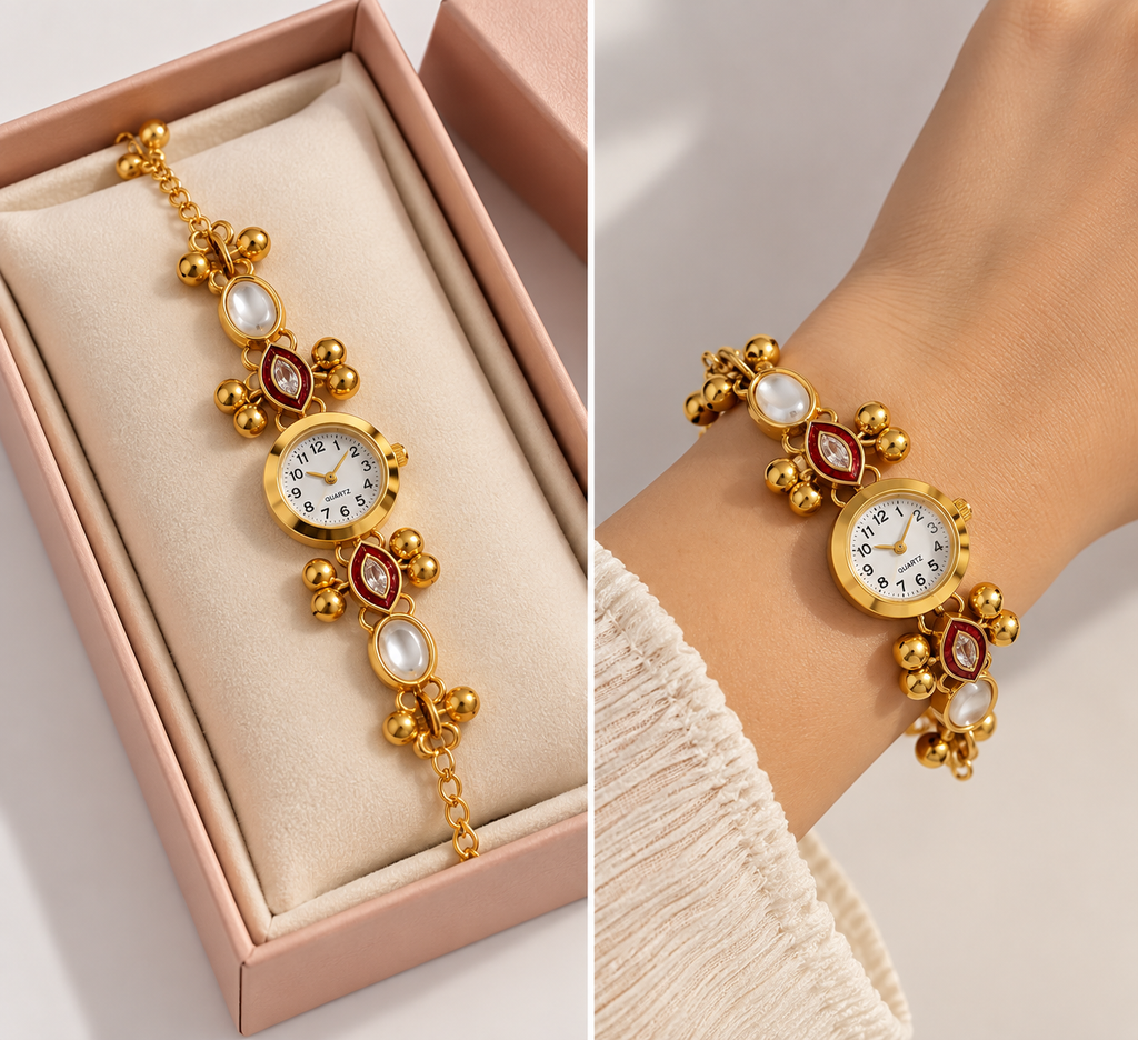 Kashmiri Meher Kundan Watch