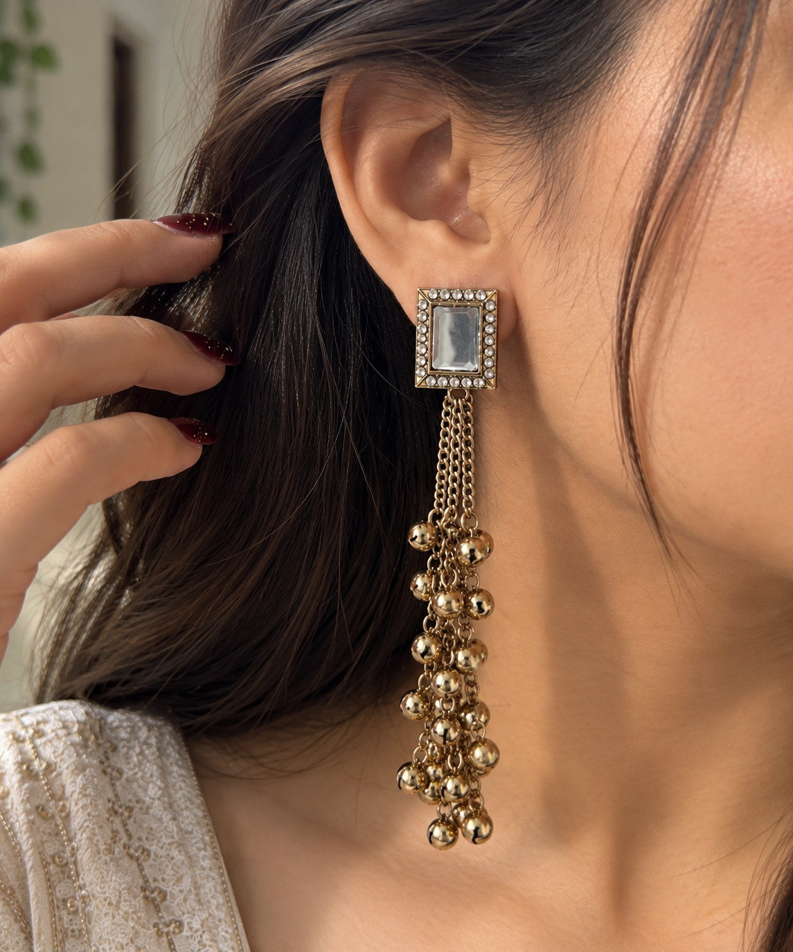Noor Mirror Earrings