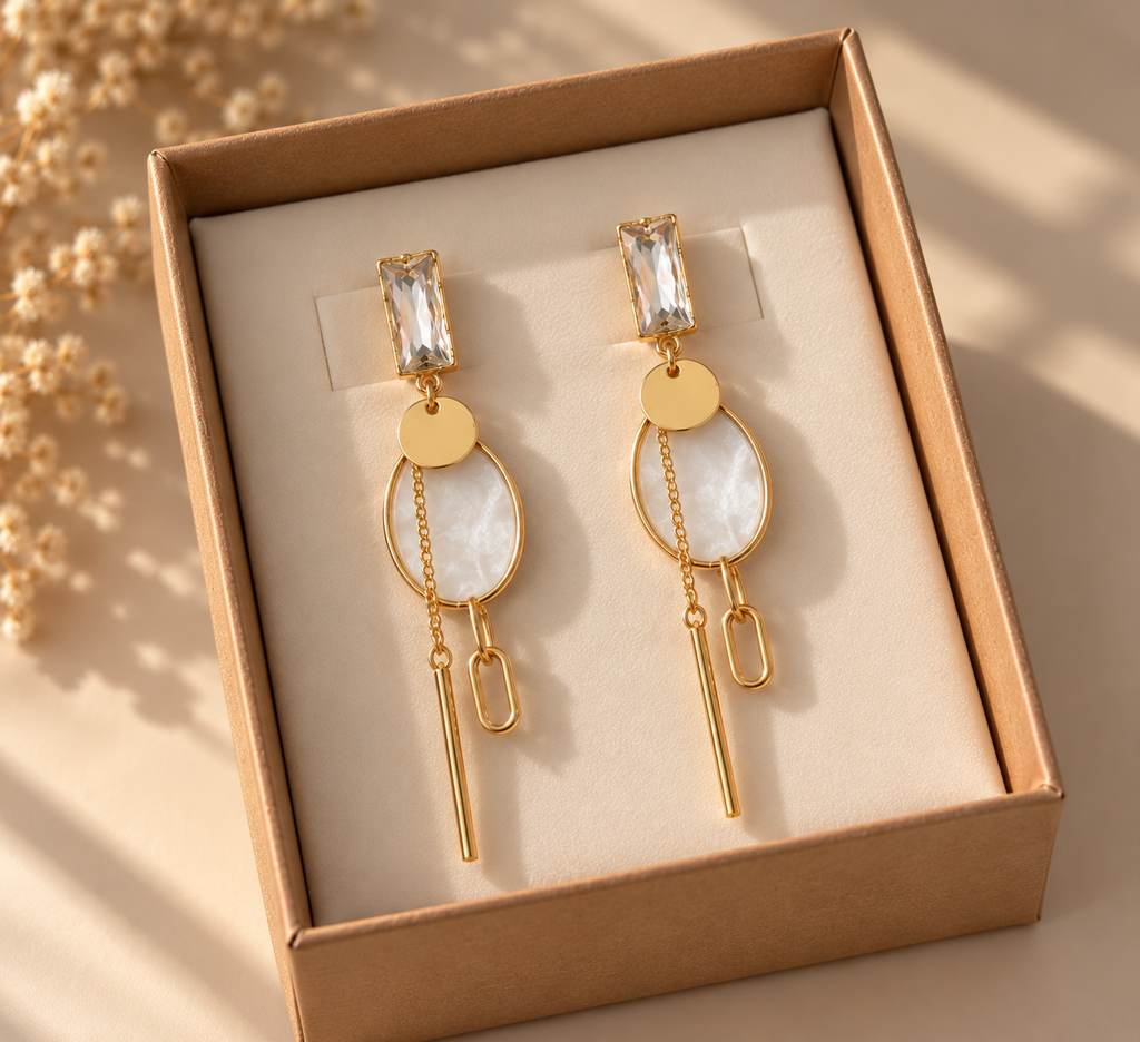 Midnight Drop Earrings