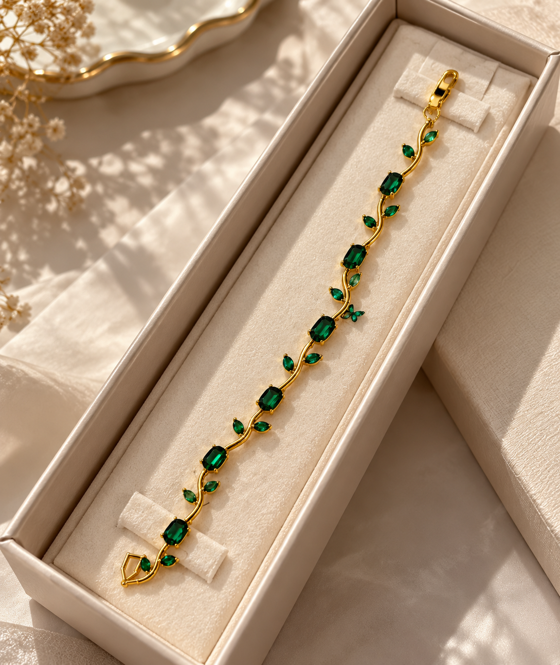 Tulip Bracelet Green Color