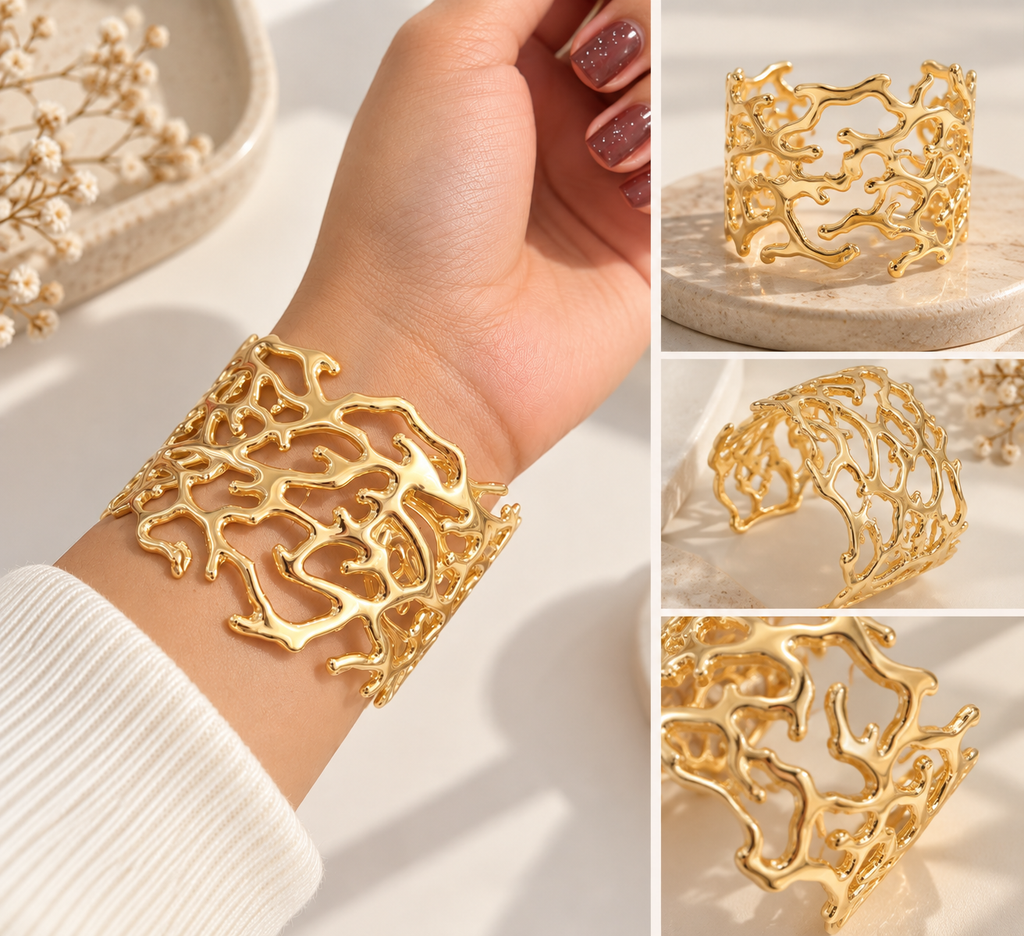 Wave Cuff bangle