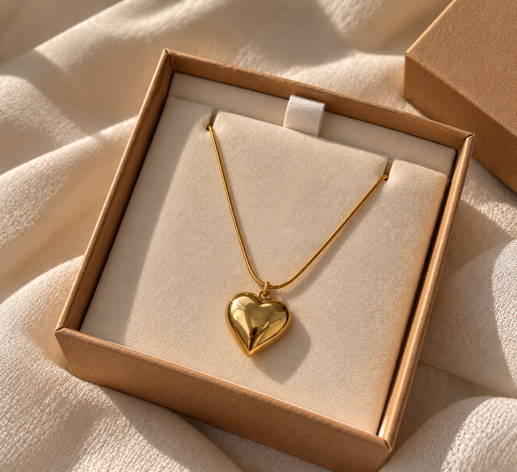 Golden Love Pendant